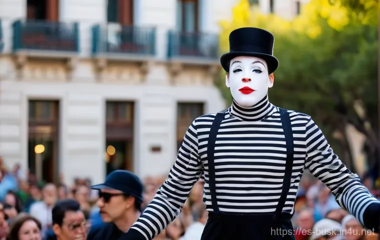 거리공연을 위한 홍보 전략 - **Prompt:** Two street artists, a graceful contemporary dancer in a flowing, modest costume and a sk... 거리공연을 위한 홍보 전략 - **Prompt:** Two street artists, a graceful contemporary dancer in a flowing, modest costume and a sk...