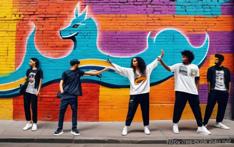 거리공연과 대중 연예의 관계 - Prompt 1: Urban Canvas on a Film Set** 거리공연과 대중 연예의 관계 - Prompt 1: Urban Canvas on a Film Set**