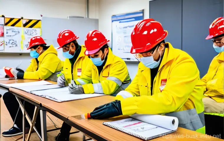 거리공연의 안전 대책 - Image Prompt 1: "Street Art Safety Workshop in Madrid"** 거리공연의 안전 대책 - Image Prompt 1: "Street Art Safety Workshop in Madrid"**